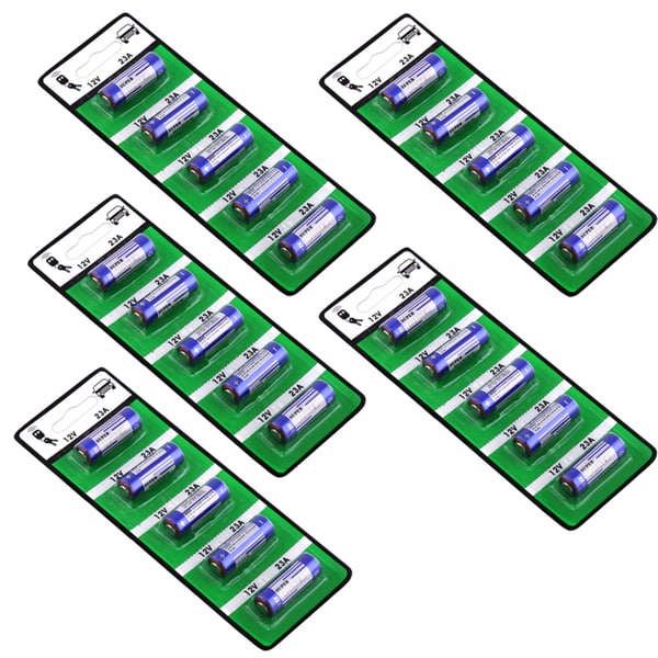INSTEN 5 Pc 23A/ A23/ E23A/ GP23A/ MN21 12V Alkaline Battery