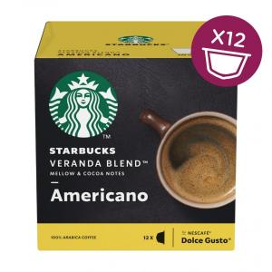 STARBUCKS by Nescafe Dolce Gusto Americano Veranda Blend Coffee 12