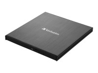 Verbatim External Slimline Blue-Ray Writer USB 3.1 Gen 1 with USB-C Co