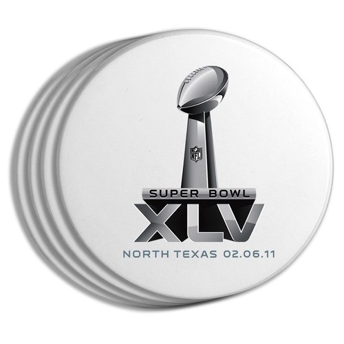 NFL 2011 Super Bowl Logo 4-pack Coaster Set