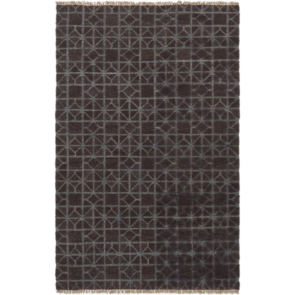 ECarpetGallery Hand-woven Izmir Kilim Brown/Grey Wool Kilim Rug (5'1 X 7'11)