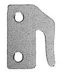 Baldwin 0491150RIM Satin Nickel Solid Brass Rim Strike for Baldwin 0491, 0492, and 0493 Model Casement Fasteners