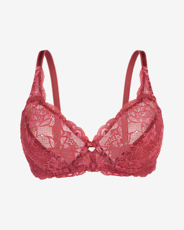 Triumph Womens Amourette Charm W Full Cup Bra - Red - Size 32B