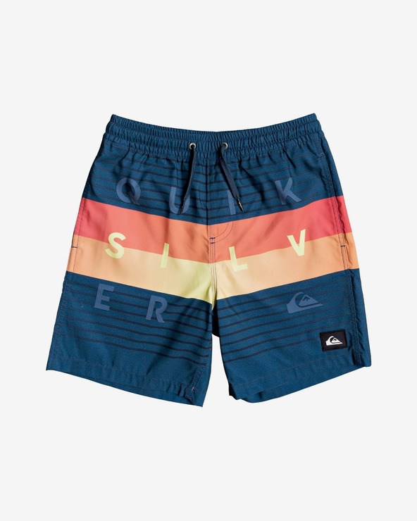 Quiksilver Word Block Volley 15 Boardshorts Sininen