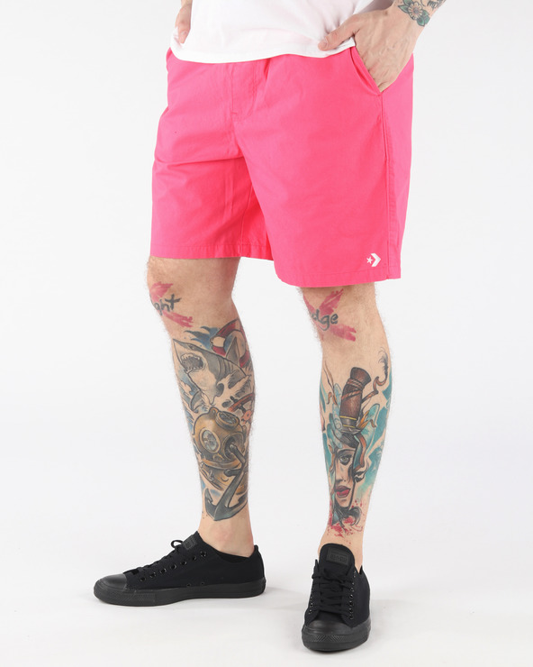 Converse Woven Volley Pantaloni Scuri Roz