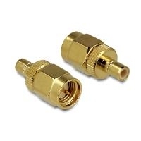 DeLOCK - RF-Adapter - SMA (M) - Bis - SMB (M) - Gold (88830)