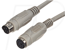 EFB Elektronik PS/2 5m PS/2-Kabel 6-p Mini-DIN Beige (EK323.5)
