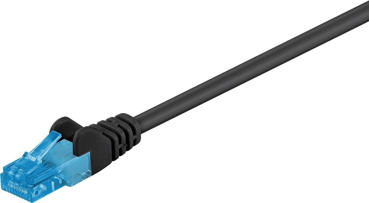 Goobay 55409 Netzwerkkabel 3 M Cat6a U/UTP (UTP) Schwarz (55409)