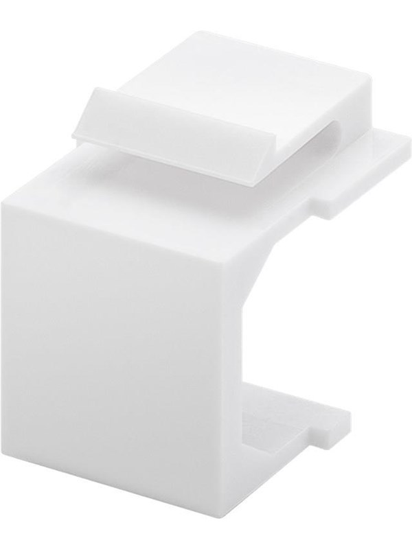 Goobay Keystone Abdeckung (4-er Pack), Wei, Wei - Zur Verwendung Als Staubschutz (79816)