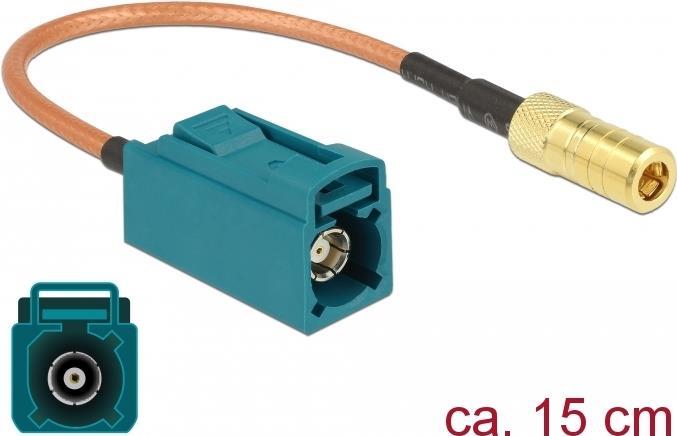 DeLOCK - Antennenkabel - FAKRA Z-Anschluss (W) Bis SMB (W) - 15cm - Koax (89671)
