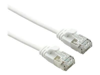 ROLINE U/FTP DataCenter Patchkabel Kat.6A, LSOH, Slim, Wei, 0,5 M (21.15.1700)