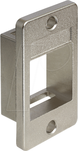 Goobay Keystone Halterung Zum Geräte- Und Gehäuseeinbau - Geeignet Für Keystone Port Mit 19,2 X 14,9 Mm (79883)