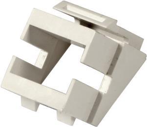 EFB-Elektronik GmbH Kunststoffrahmen Für Keystone Weiß, Passen in Alle Patchpanels Oder Dosen Mit Keystone-Ausbruch Für Flanschlose KupplungenE2000