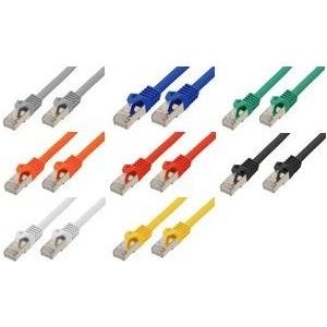 Shiverpeaks BASIC-S - Patch-Kabel - RJ-45 (M) Bis RJ-45 (M) - 2 M - SFTP, PiMF -Cat.7 Rohkabel - Halogenfrei, Geformt, Ohne Haken - Weiß