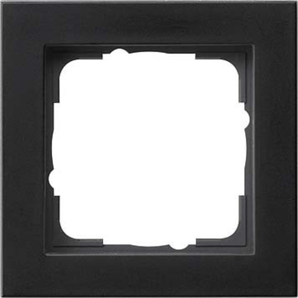 GIRA 021109 021109 Abdeckrahmen 1f E2 Schwarz M (21109)