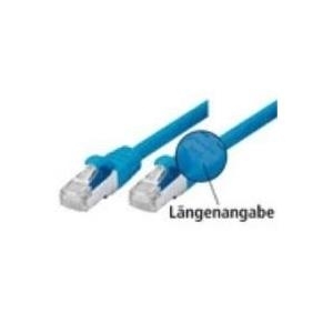 Tecline SF/UTP Cat5e - 7.5m - RJ-45 - RJ-45 - Mnnlich/mnnlich - Cat5e - SF/UTP (S-FTP) - Blau (70807B)