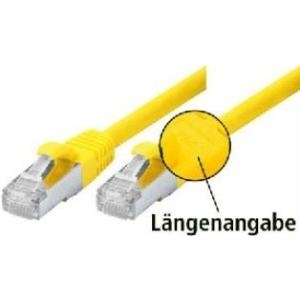 Tecline SF/UTP Cat5e - 0.5m - RJ-45 - RJ-45 - Mnnlich/mnnlich - Cat5e - SF/UTP (S-FTP) - Gelb (70800Y)
