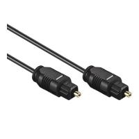 Good Connections - Toslink Anschlusskabel - Toslink (M) ->Toslink (M) - 0.5 M - O 4 Mm - Schwarz (AO-44005)