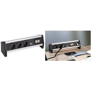 Bachmann Facility System DESK 3 X Schuko, 2 X Cat6 Schafft Optimale Voraussetzungen Für Das Daten- Und Energie­management überall Dort, Wo Arbeitsp