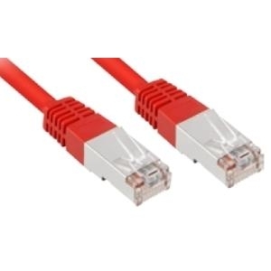 Sharkoon - Patch-Kabel - RJ-45 (M) Bis RJ-45 (M) - 1,5m - SFTP - CAT 5e - Rot (4044951017751)