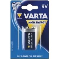 Varta Batterie Powerful Alkaline (Alkali) 6 LR 61 VHE, 9V, 1er Pack in Blister
