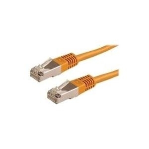 ROLINE S/FTP-(PiMF-)Patchkabel Kat.6, Orange 0,3m (21.15.1317)