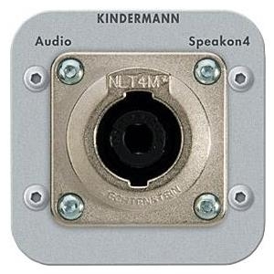 Kindermann Speakon 4 Pol. 7441-413 54x54 Mit Lötanschluss (7441000413)