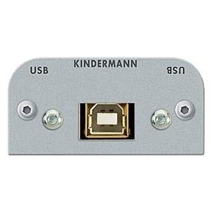 Kindermann USB B-a Buchse 7441-525 54x54 Mit Kabelpeitsche (7441000525)