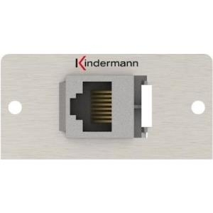 Kindermann 7451000423 RJ-45 Edelstahl Steckdose (7451000423)