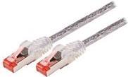 Valueline - Netzwerkkabel - RJ-45 (M) Bis RJ-45 (M) - 7.5 M - SFTP - CAT 6 - Halogenfrei, Geformt, Rund, Ohne Haken - Durchsichtig (VLCP85221T75)
