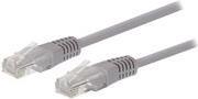Valueline - Netzwerkkabel - RJ-45 (M) Bis RJ-45 (M) - 15 M - UTP - CAT 5e - Geformt - Grau (VLCT85000E150)