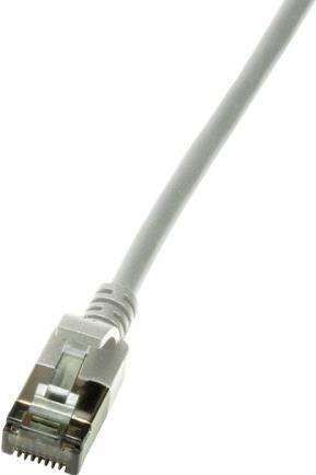 LogiLink Slim U/FTP Networking Cable Grey 5 M Cat6a U/FTP (STP)