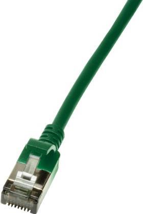 LogiLink Slim U/FTP Networking Cable Green 0.3 M Cat6a U/FTP (STP)