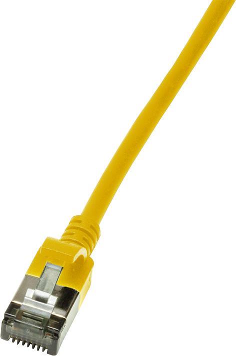 LogiLink CQ9037S Networking Cable Yellow 1 M Cat6a S/FTP (S-STP)
