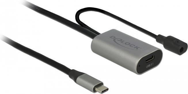 DeLOCK 85392 USB Cable 5 M USB 3.2 Gen 1 (3.1 Gen 1) USB C Black, Grey