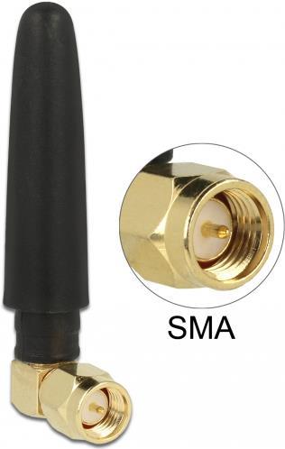 DeLOCK LTE Antenna - Antenne - Smart Home - 2 DBi - Ungerichtet - Außen, Innen - Schwarz (89623)