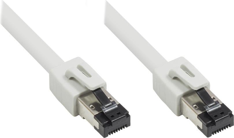 Alcasa 8080-005 Netzwerkkabel 0,5 M Cat8.1 S/FTP (S-STP) Grau (8080-005)