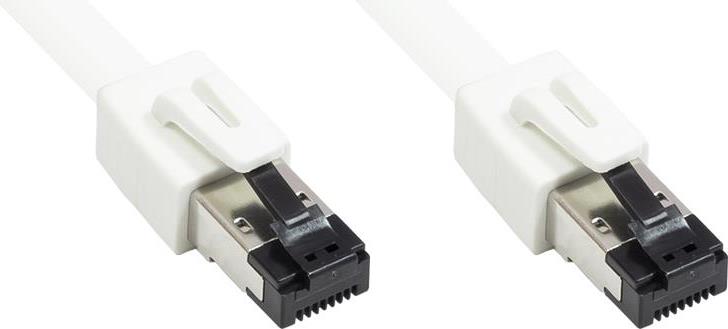 Alcasa 8080-005W Netzwerkkabel 0,5 M Cat8.1 S/FTP (S-STP) Weiß (8080-005W)
