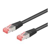 Wentronic Cat6a-100 - 1.0m - RJ-45 - RJ-45 - Männlich/männlich - Schwarz - Cat6a (83102)
