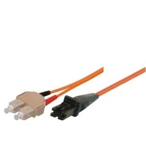 Tecline Frhlich + Walter - Patch-Kabel - SC Multi-mode (M) - MT-RJ Multimodus (M) - 3 M - Glasfaser - 62,5/125 Mikrometer - OM1 - Orange (76003)