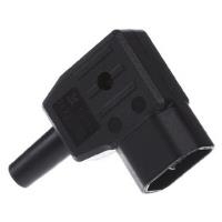 Bachmann 915172 IEC Connector Black 1 Pc Power Connector