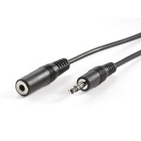Value 11.99.4352 Jack Audio Cable 1x Plug 3.5mm-1x Socket 3.5mm 2m