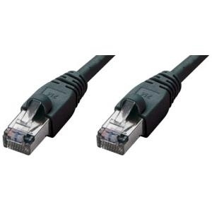 Tecline Frohlich + Walter - Patch-Kabel - RJ-45 (M) - RJ-45 (M) - 15 M - SSTP-Kabel - (Kategorie 6) - Halogenfrei - Schwarz (71415S)