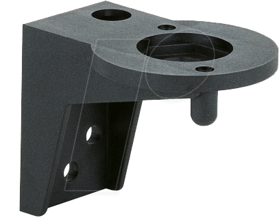 Werma LED Black Wall Bracket for Use with KOMPAKT 37, 698/699