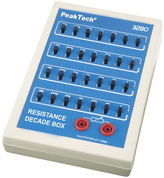PeakTech Resistance Decade Box