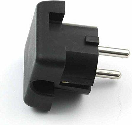Bachmann - Netzanschluss - 2-polig (S) Angled / Flat 16 a - Schwarz (911.170)