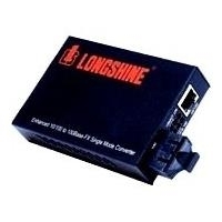 Longshine LCS-C842SC - Medienkonverter - Gigabit Ethernet - 1000Base-FX, 1000Base-T - RJ-45 / SC Einzelmodus - Bis Zu 30 Km