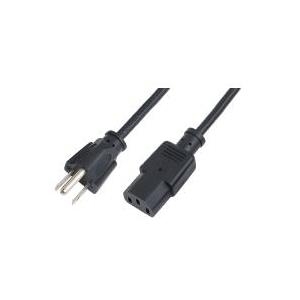 LogiLink NEMA5-15P - IEC 60320-1 (C13). 1.8m Black C13 Coupler