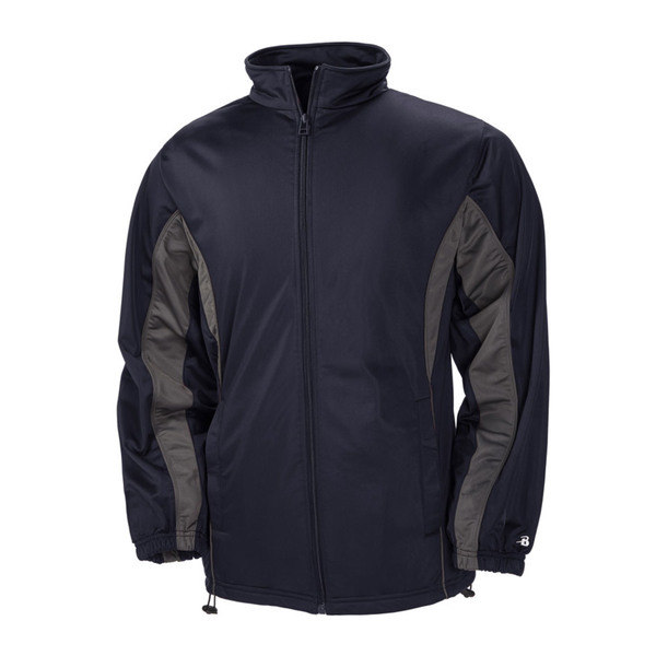 Brush Boys' Navy/Graphite Polyester Drive Jacket