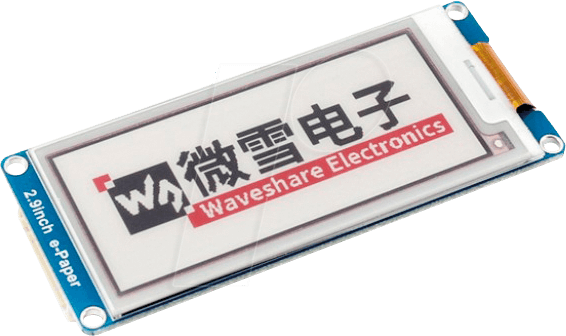 WAVESHARE DEBO EPA 2.9 RD - Entwicklerboards - Display EPaper, 2.9, Schwarz/wei/rot (13339)
